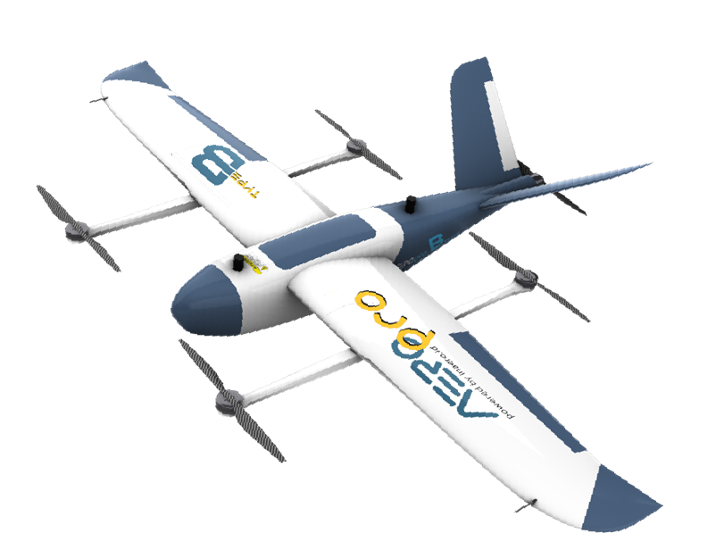 AeroPro BX with vertical take-off and landing capability